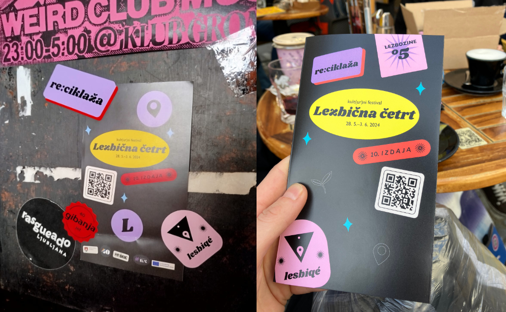 implementation of the poster and stickers