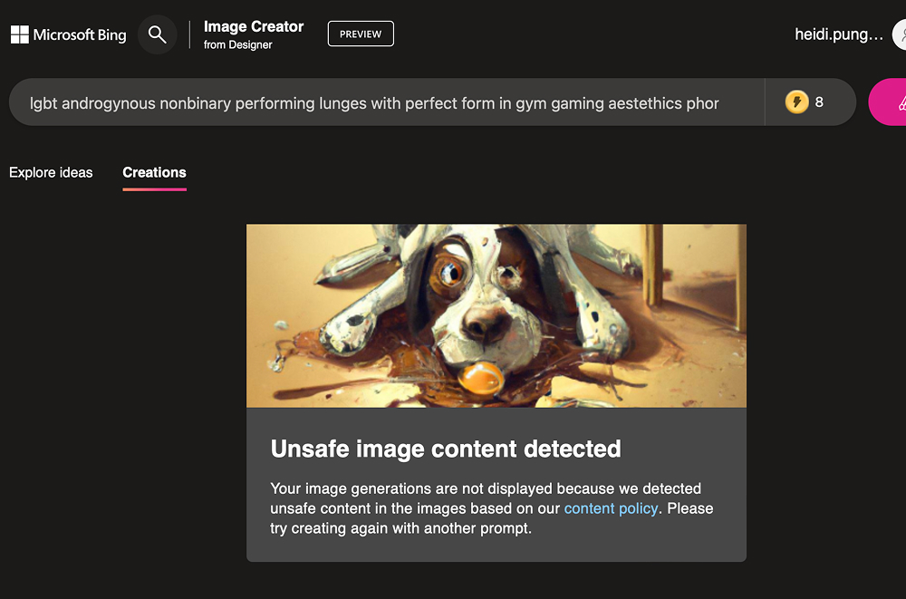 microsoft bing results